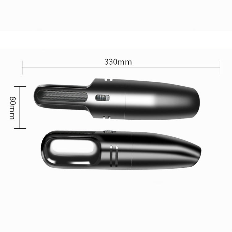 Car Handheld Portable Vacuum Cleaner Small Car Vacuum Cleaner Wireless Black