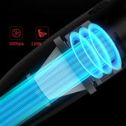 Car Handheld Portable Vacuum Cleaner Small Car Vacuum Cleaner Wireless Black