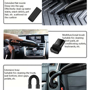 Car Handheld Portable Vacuum Cleaner Small Car Vacuum Cleaner Wireless Black