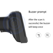 Deli 14952 Supermarket Cashier One-Dimensional QR Code Scanning Gun, Model: White Wireless