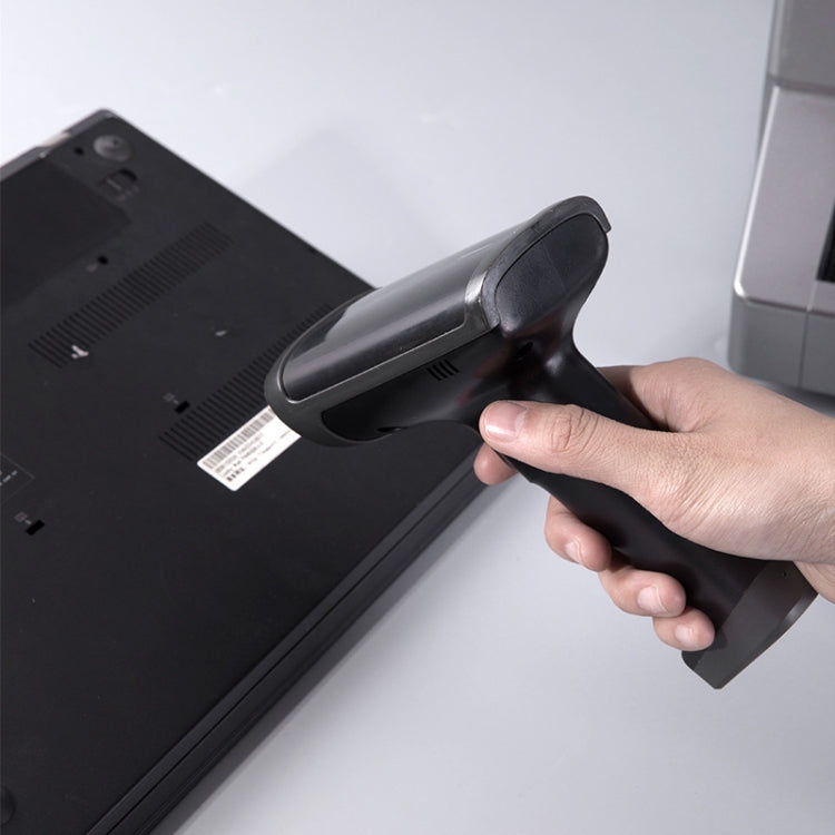 Deli 14950 One-Dimensional Two-Dimensional Scanner Supermarket Catering Scanning Gun, Model: Wired (White)