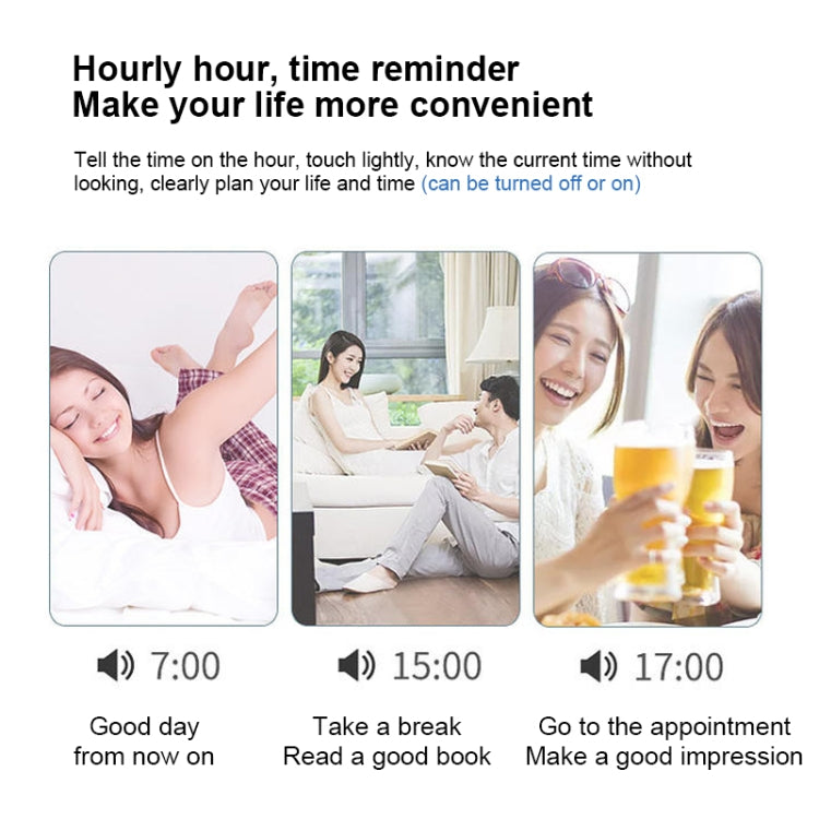ZKLiLi Lazy Snooze Applet Alarm Clock Bedside Bluetooth Multifunctional Silent Digital Alarm Clock(Pink)