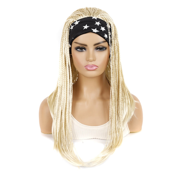Colored Small Dirty Braid Wig Headgear Hair Band Style Small Braid Wig Headgear(24T613#2 Stars)
