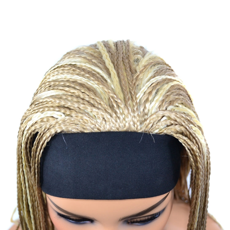Colored Small Dirty Braid Wig Headgear Hair Band Style Small Braid Wig Headgear(2#8 Star Bars)