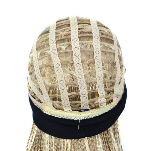 Colored Small Dirty Braid Wig Headgear Hair Band Style Small Braid Wig Headgear(24T613#2 Stars)