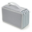 Solid Color Square Four-Layer Pencil Case Sketch Colorful Pencil Case With 72 Holes(Gray) - free shipping - PMC TechLife - Order now!