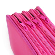 Solid Color Square Four-Layer Pencil Case Sketch Colorful Pencil Case With 72 Holes(Gray)