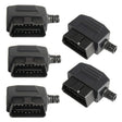 5 PCS 16PIN Car Male Connector OBD2 Connector Plug + Shell + Line Card + Screw OBD Plug J1962M - Cables & Connectors by PMC TechLife | Online Shopping South Africa | PMC TechLife
