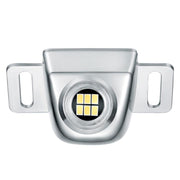 Car LED Electric Eye Reversing Light External Bulb Modified License Plate Auxiliary Light(Silver)