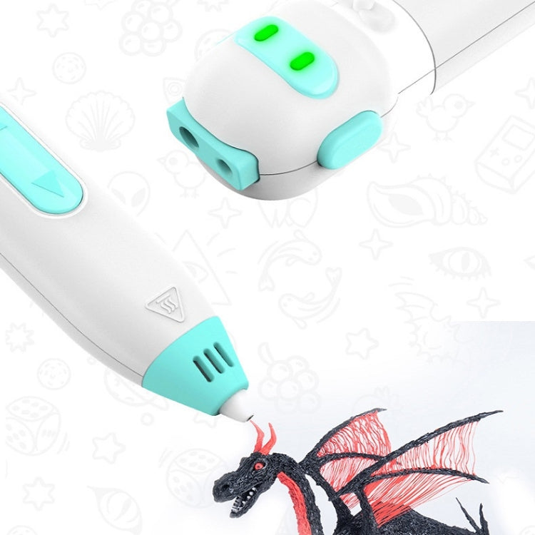 Drawing Three-Dimensional Graffiti Low Temperature 3D Printing Pen For Children A2 Pink Pig