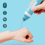 Drawing Three-Dimensional Graffiti Low Temperature 3D Printing Pen For Children A2 Pink Pig