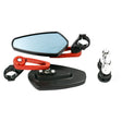 Electric Bike Motorcycle Modified Reversing Retro Rearview Handle Mirror All Aluminum Reflective Rearview Mirror(Red) - Side Mirrors by PMC Jewellery | Online Shopping South Africa | PMC Jewellery | Buy Now Pay Later Mobicred