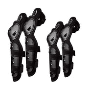 SULAITE Motorcycle Riding Protective Gear Four Seasons Anti-Fall Warm Windshield Rider Equipment, Knee Pads+Elbow Pads