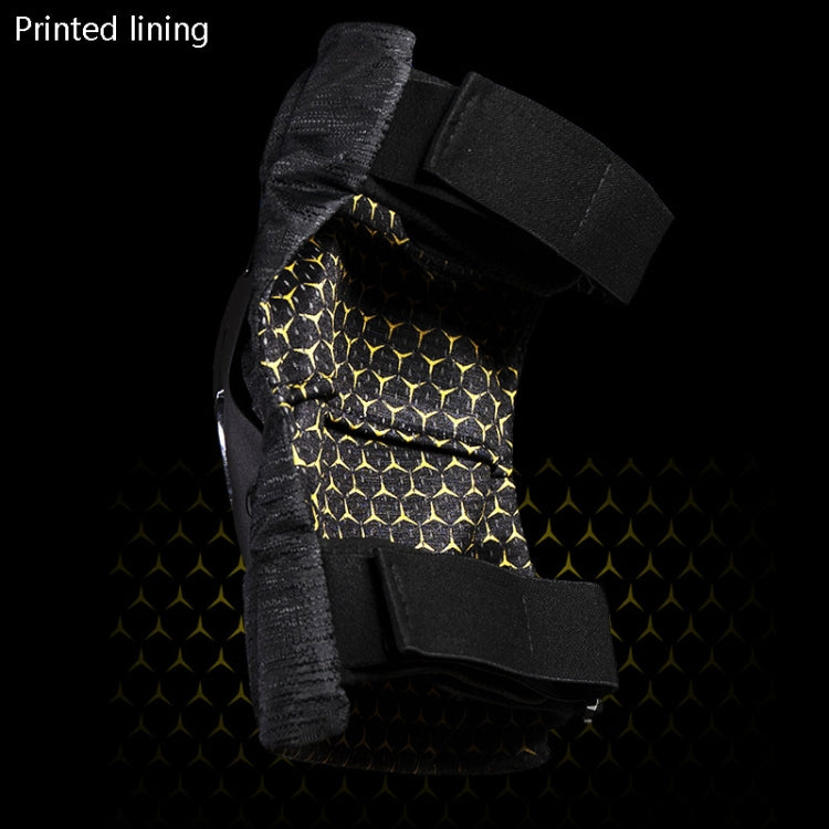 SULAITE Motorcycle Protector Rider Wind Warmth Protective Gear Riding Equipment, Colour: Black Knee Pad+Elbow Pad