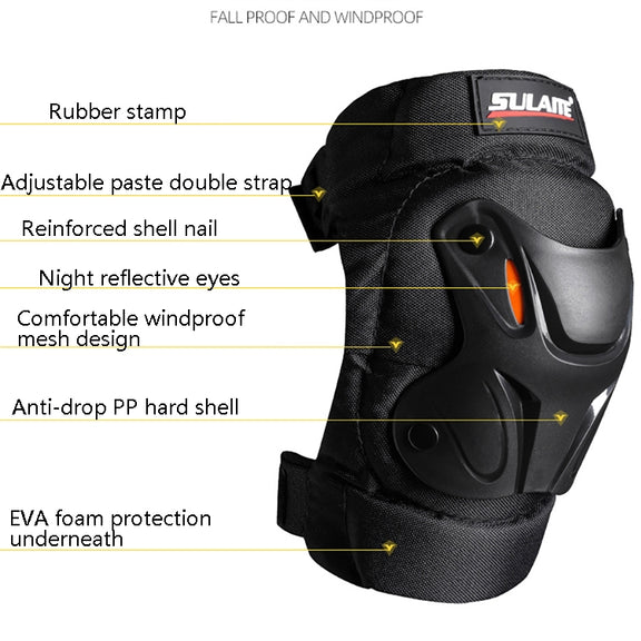 SULAITE Motorcycle Riding Equipment Protective Gear Off-Road Riding Anti-Fall Protector, Specification: Elbow Pad