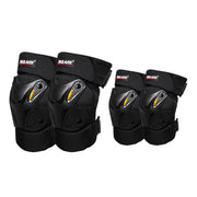 SULAITE Motorcycle Riding Equipment Protective Gear Off-Road Riding Anti-Fall Protector, Specification: Knee Pads+Elbow Pad