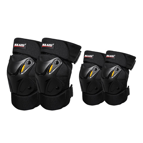 SULAITE Motorcycle Riding Equipment Protective Gear Off-Road Riding Anti-Fall Protector, Specification: Knee Pads+Elbow Pad