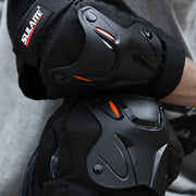 SULAITE Motorcycle Riding Equipment Protective Gear Off-Road Riding Anti-Fall Protector, Specification: Knee Pads+Elbow Pad