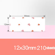 Thermal Label Paper Cosmetic Sticker Bottled Name Sticker For NIIMBOT D11 Printer, Size: Love