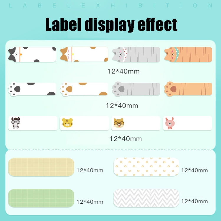 Thermal Label Paper Cosmetic Sticker Bottled Name Sticker For NIIMBOT D11 Printer, Size: Love