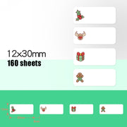 Thermal Label Paper Cosmetic Sticker Bottled Name Sticker For NIIMBOT D11 Printer, Size: Christmas Wishes