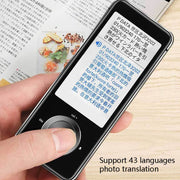 Hishell M9 Translator Offline Multi-Language Travel Abroad Portable Intelligent Simultaneous Translator(Black)
