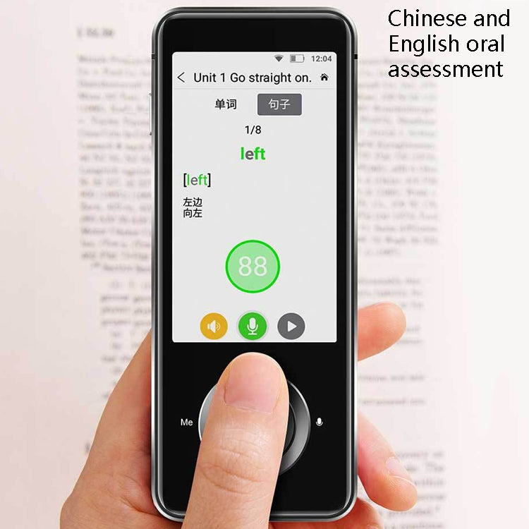 Hishell M9 Translator Offline Multi-Language Travel Abroad Portable Intelligent Simultaneous Translator(Black)