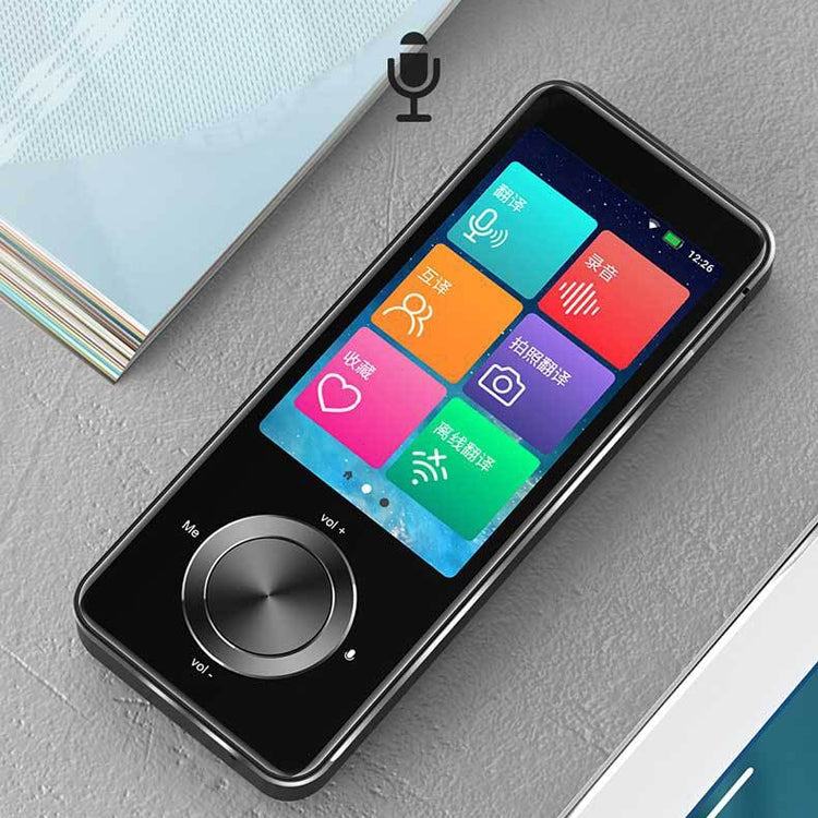 Hishell M9 Translator Offline Multi-Language Travel Abroad Portable Intelligent Simultaneous Translator(Black)