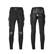 SULAITE Motorcycle Cross-Country Riding Trousers Protective Hip Pants, Specification: M(Black)