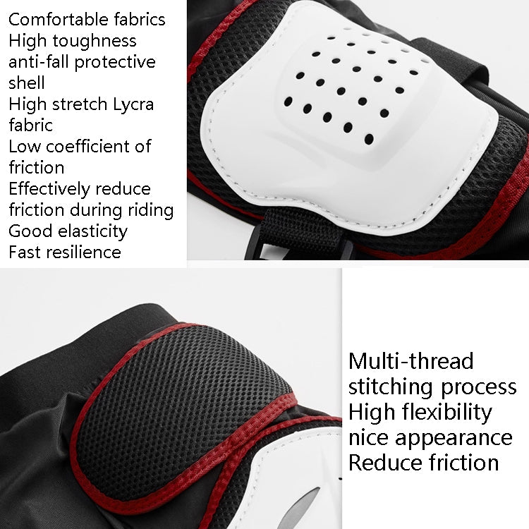 SULAITE Motorcycle Cross-Country Riding Trousers Protective Hip Pants, Specification: M(Red)