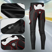 SULAITE Motorcycle Cross-Country Riding Trousers Protective Hip Pants, Specification: XL(Black)