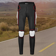 SULAITE Motorcycle Cross-Country Riding Trousers Protective Hip Pants, Specification: XL(Black)