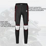 SULAITE Motorcycle Cross-Country Riding Trousers Protective Hip Pants, Specification: XXXL(Red)