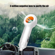 EP501 USB Mini Car Removal Second-hand Smoke PM2.5 Negative Ion Air Purifier(White)