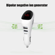 S90B Multifunctional Car Negative Ion Formaldehyde Removal Air Purifier(White)