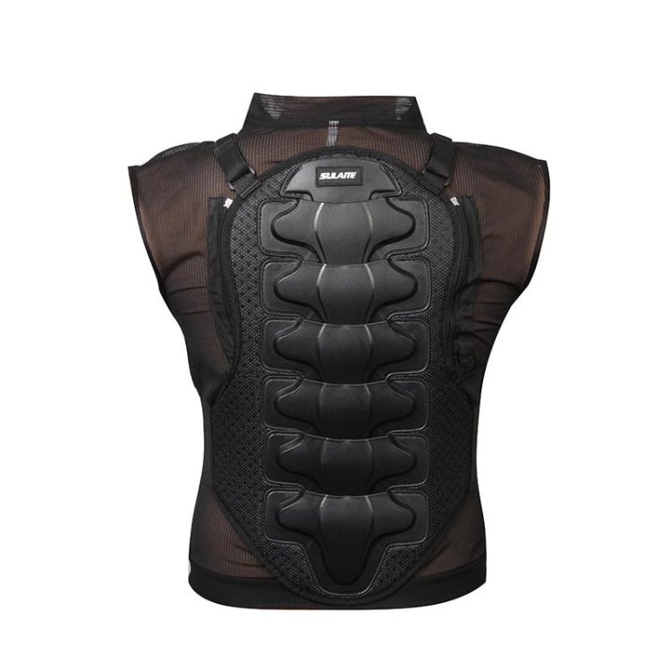 SULAITE GT-032 Motorcycle Racing Sleeveless Riding Protective Clothing, Specification: XL(Black)
