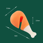 Chicken Leg Shaped Pot Lid Anti-Overflow Device Silicone Pot Lid Elevated Anti-Overflow Gadget