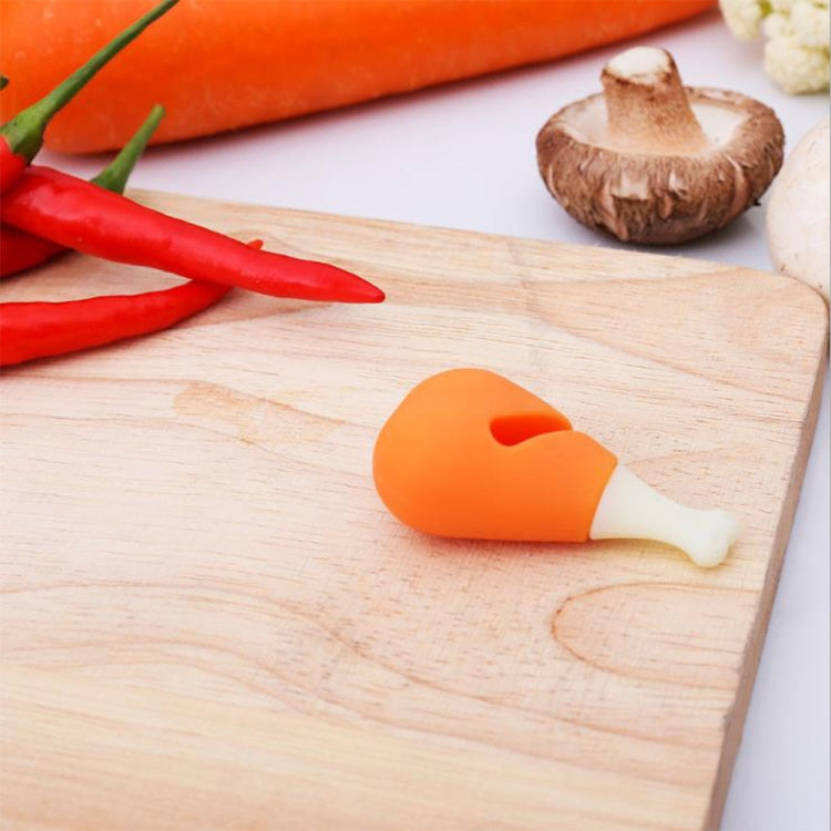 Chicken Leg Shaped Pot Lid Anti-Overflow Device Silicone Pot Lid Elevated Anti-Overflow Gadget