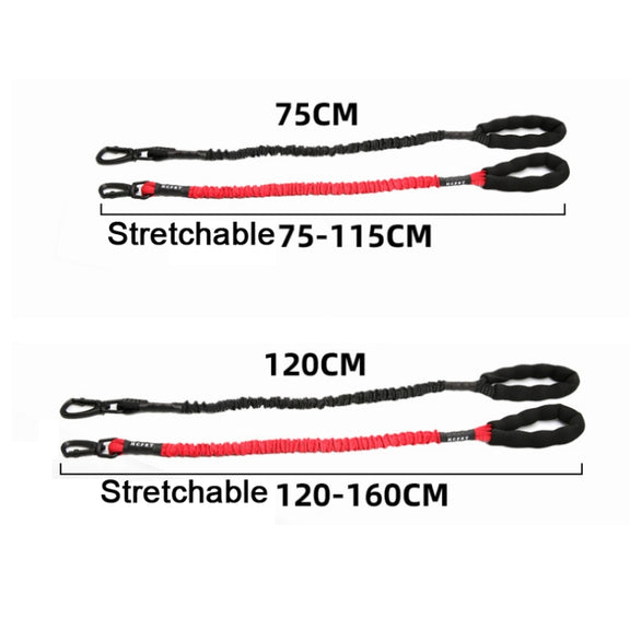 HCPET Dog Traction Rope Pet High-Elastic Explosion-Proof Elastic Rope, Length: 120cm(Black)