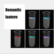 K04 Colorful Car Charger USB Car Negative Ion Air Purifier(Black)