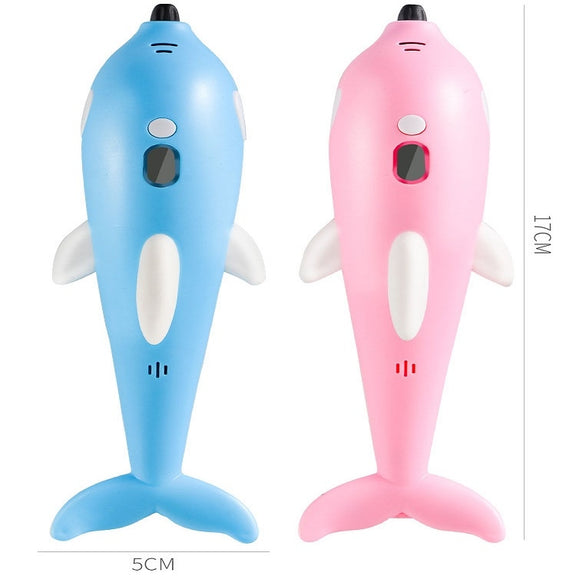 3D Printing Pen Three-Dimensional Painting Graffiti Brush(Blue)