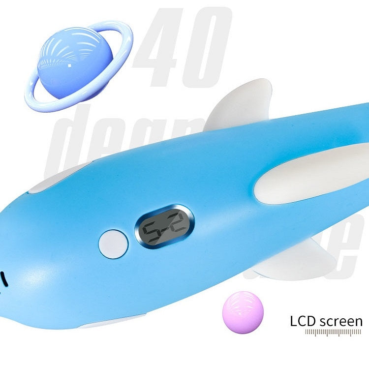 3D Printing Pen Three-Dimensional Painting Graffiti Brush(Blue)