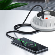 V62 Solar Power 120 LEDs UFO Rechargeable Light Household Emergency Light Bulb Outdoor Camping Night Market Stall Light