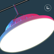 V62 Solar Power 120 LEDs UFO Rechargeable Light Household Emergency Light Bulb Outdoor Camping Night Market Stall Light