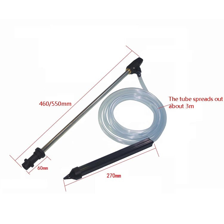High Pressure Sandblasting Gun Nozzle Car Washing Machine Sandblasting Gun With Connector For Karcher K2-K7 Series 550mm