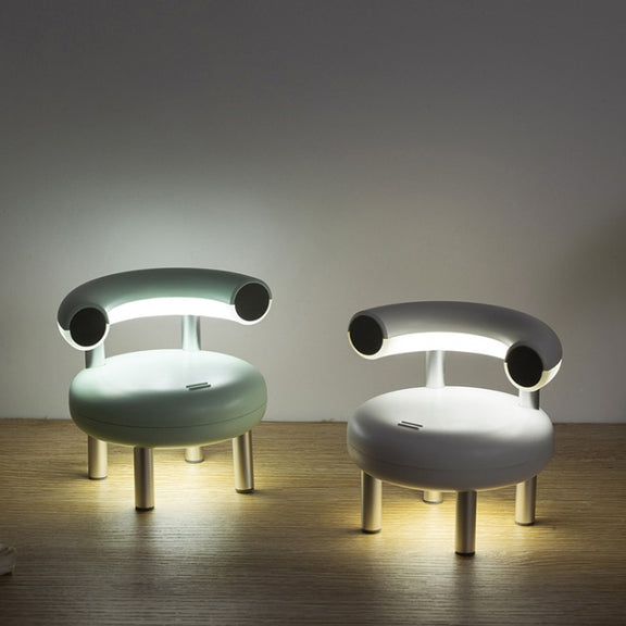 AD-01 LED Chair Eye Protection Night Light Mobile Phone Holder Bedroom Bedside Learning Light(Light Green)