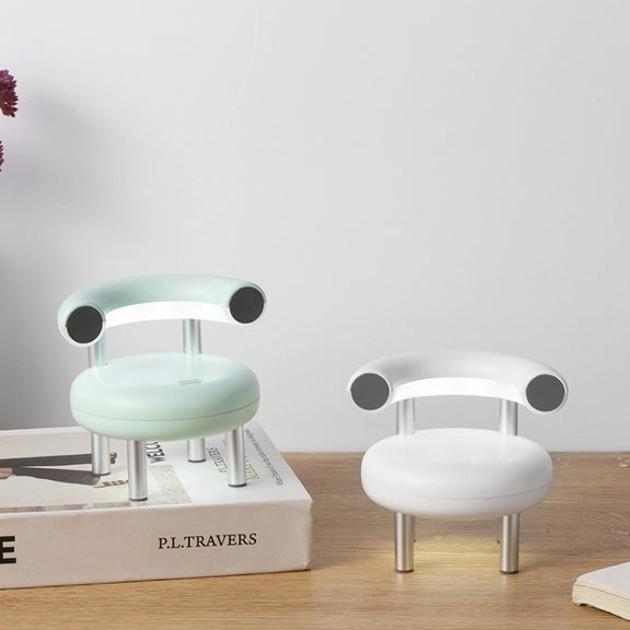 AD-01 LED Chair Eye Protection Night Light Mobile Phone Holder Bedroom Bedside Learning Light(Light Green)