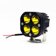 40W Yellow Light Motorcycle LED Spotlight Headlight Car Front Bumper Light Off-Road Vehicle Modified Roof Light - Headlights by PMC TechLife | Online Shopping South Africa | PMC TechLife | Buy Now Pay Later Mobicred