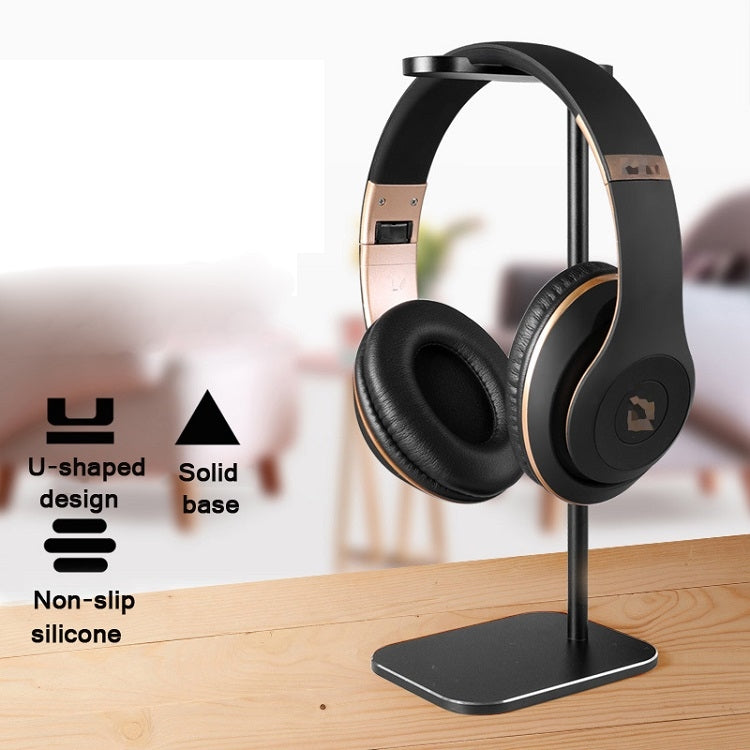 Z9 Headset Aluminum Alloy Bracket Internet Cafe Headset Display Stand(Rose Gold)