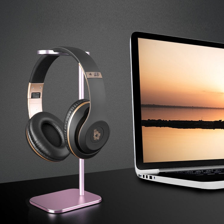 Z9 Headset Aluminum Alloy Bracket Internet Cafe Headset Display Stand(Rose Gold)